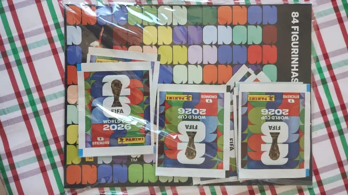 60 pacotes de figurinhas Copa 2026 - 5 Packs 84 figurinhas