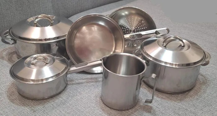 Jogo de panelas tramontina inox
