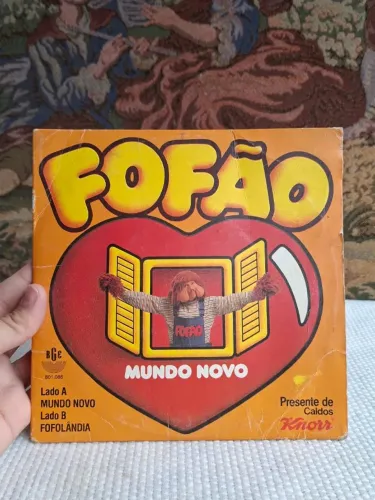 disco de vinil compacto (7 polegadas) do personagem Fofão 1985