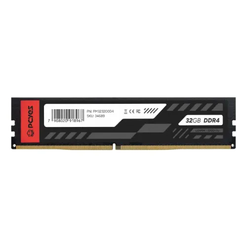 Memória RAM PCYES 32GB DDR4 3200MHz Desktop UDIMM - Nova Lacrada