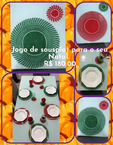 Sousplat de Natal