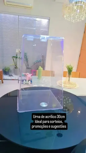 Urnas de acrílico 30cm