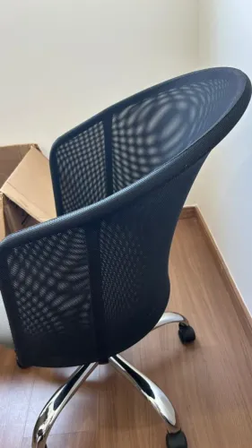 Cadeira giratória concha Tela Amaz com relax Calldan