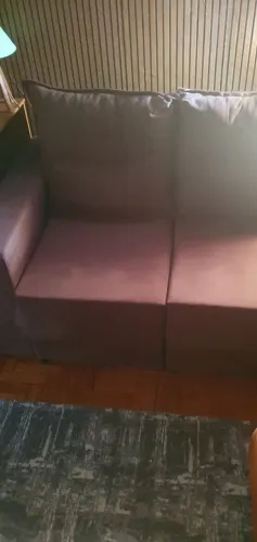 Vendo sofá retratil tamanho 1,50× 70 na cor marrom