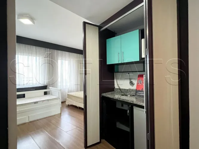 Flat Mercure SP Bela Vista disponível para venda com 29m², 1 dormitório e 1 vaga de garage