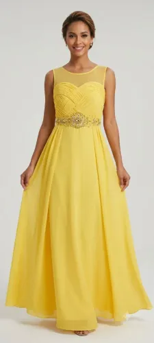 Vestido De Festa Amarelo Madrinha Formatura Aniversário Renda