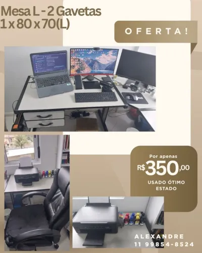 Escritório em L