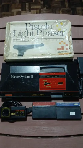Sega Master System completo com jogos