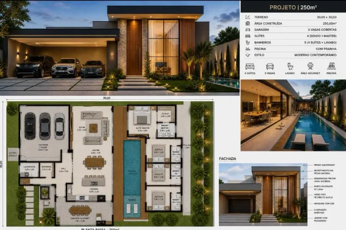 Construção material e mão de obra 