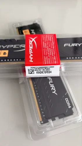 Memória RAM HyperX Fury 8GB (2x4gb) DDR4 2666MHz