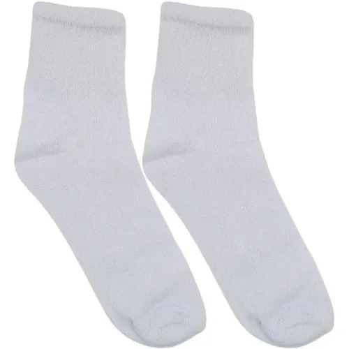 Meia Infantil Escolar Cano Alto Colegial Kids Soft 28-32 Branco 709BRANCAG