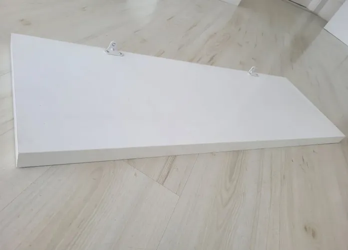 Prateleira Grossa Flutuante em MDF Branco