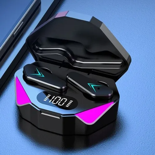 Fone de Ouvido Bluetooth Gamer TWS com Display Digital e Longa Duração da Bateria