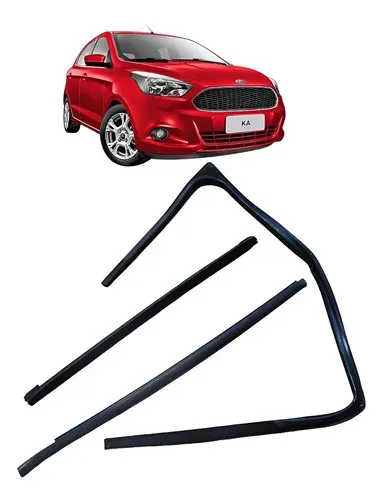 Kit Borracha Porta Dianteira Esquerda Ford Ka Hatch 1.0 2015