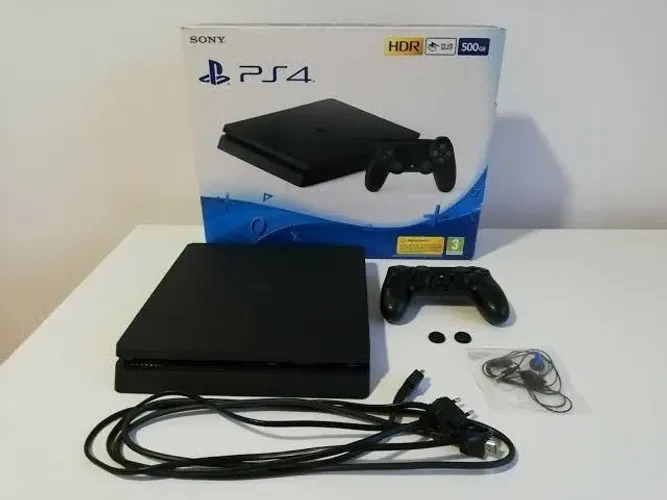 Playstation 4 slim 1tb pego seu videogame no negócio parcelo no cartão