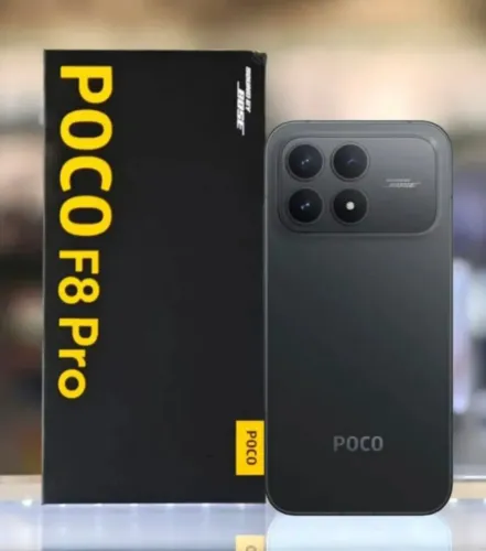 Telefone Novo Lacrado Poco F8 Pro - 512/12 - Preto - Black + Entrega Grátis 