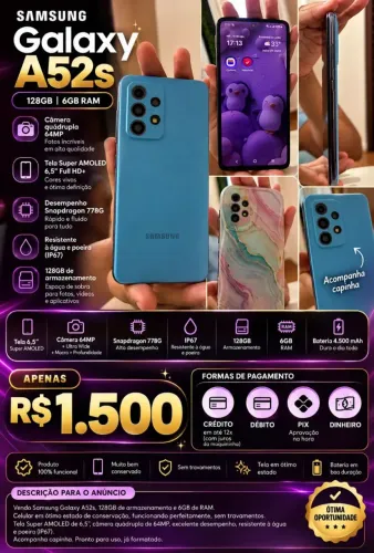 ? VENDO SAMSUNG GALAXY A52s 5G ?