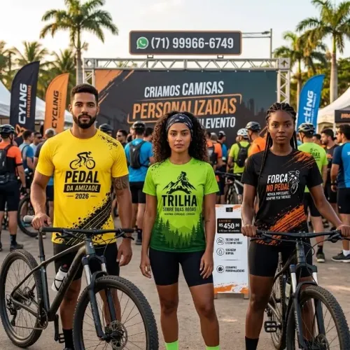 10 Camisas Personalizadas Para Evento de Ciclismo