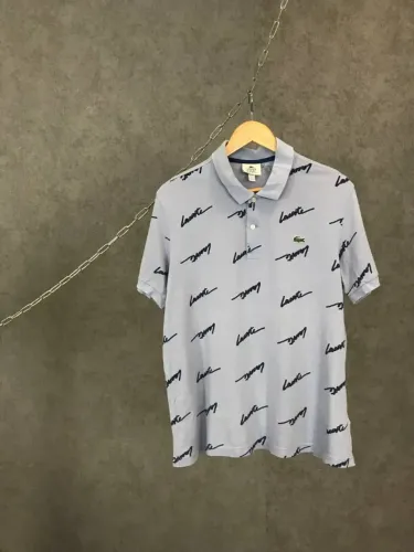 Camisa Polo Lacoste Live Logo Masculina