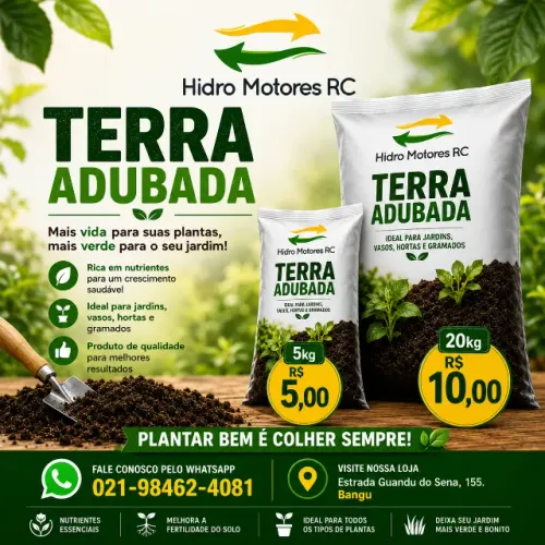 A melhor terra adubada do Rio de Janeiro