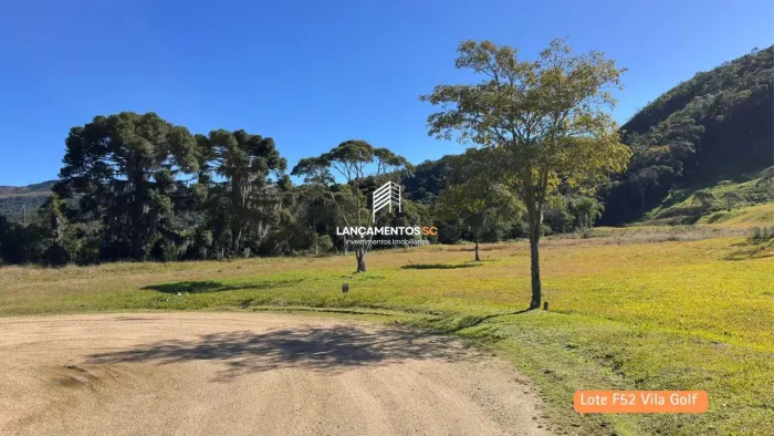Terreno plano com 1.214m², condomínio Costa da Serrra, Rancho Queimado/SC