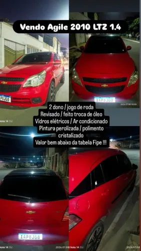 Chevrolet Agile LT 1.4 MPFI 8V Flexpower 5P 2010