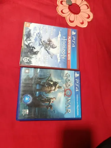 Jogos PS4 Deus dá Guerra 4 e Horizon 