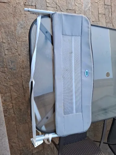 Grade De Proteção Para Cama Box Crianças Tubline - Cinza Liso