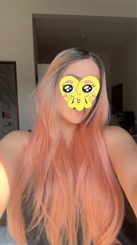 Lace Front Rosa Longa Fibra Premium com Raiz Esfumada