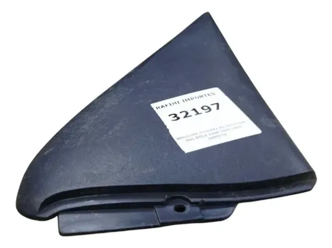 Moldura Interna Retrovisor Gol Bola 1998 1999 Lado Direito Preto