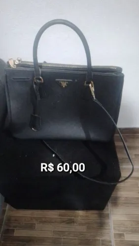Bolsa preta grande