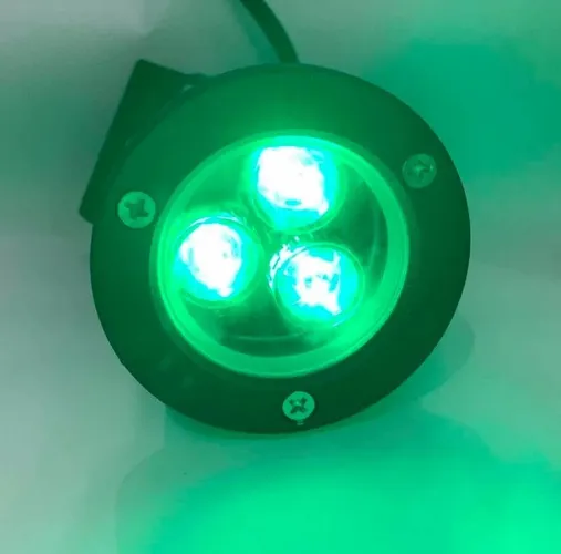 Oferta!!! Espeto De Jardim Led 3w Verde Externo