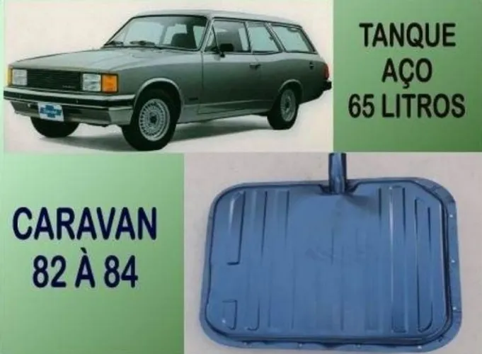 Tanque Combustível 65 Litros Caravan 82 à 84