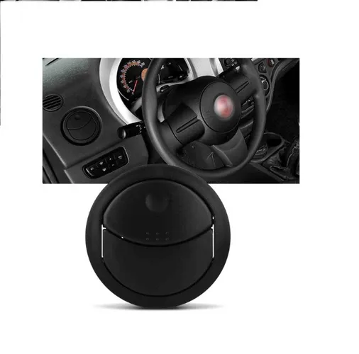Difusor de Ar Lateral Painel Fiat Novo Uno Fiorino 10 a 17 Preto