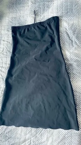 Semi vestido tipo anágua combinação cinta Liz usado 1x