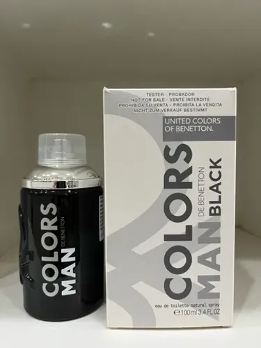 Perfume Tester Colors Black edt 100ml Benetton 