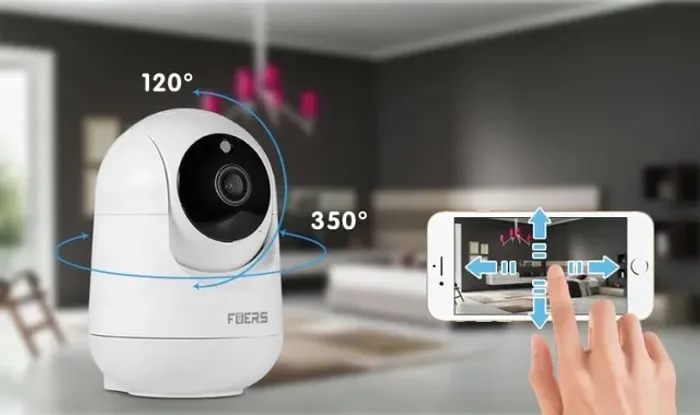Câmera IP Tuya 3MP Wifi Vigilância Sem Fio Audio Cctv Rastreamento Segurança COD-AP148