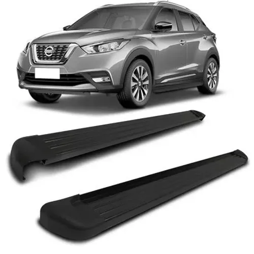 Estribo Nissan Kicks 2017/ - Alumínio Preto - CK247