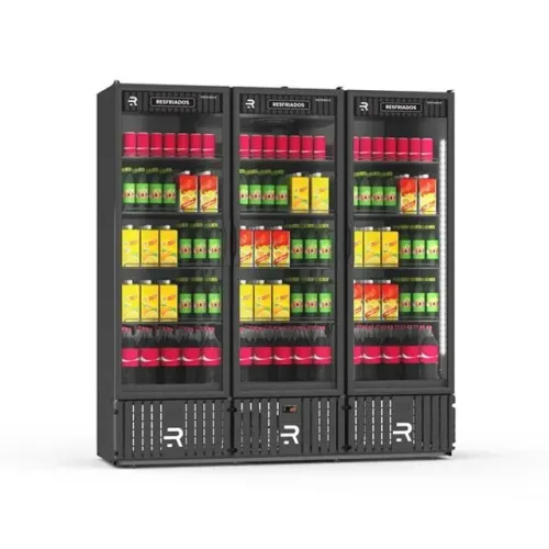 Visa cooler resfriados 3 portas black - Guilherme