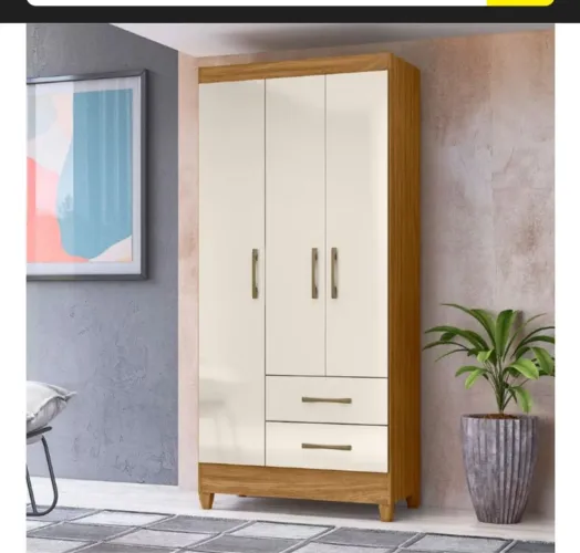 Guarda roupa 3 portas 2 gavetas