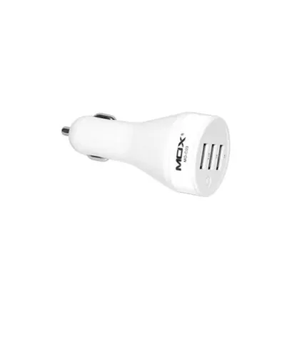 carregador para carro usb mox mo-c03 - branco