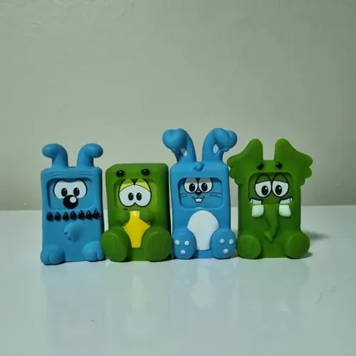 Kit com 4 Milliepacco Turma da Mônica 