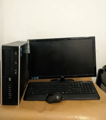 Computador HP Compaq Slim Core i5 8gb RAM completo 
