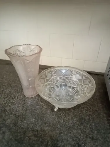 Conjunto de Vaso e Tigela 