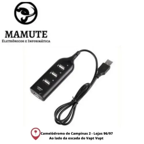 Hub Usb 2.0 4 Portas
