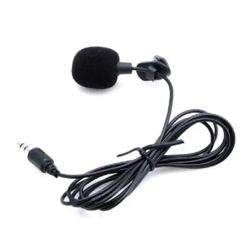 Microfone De Lapela  Gravador Computador Gopro Pc Stereo. - COD 252