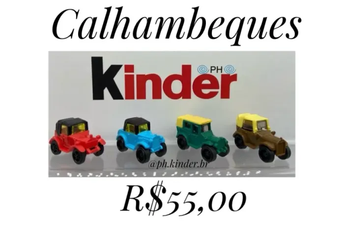 Kinder ovo carros antigos 