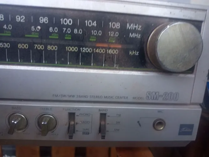 Som antigo 3em1 Toshiba toca disco vinil 