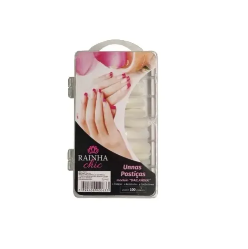 Kit Unhas Postiças Bailarinas Rainha Chic
