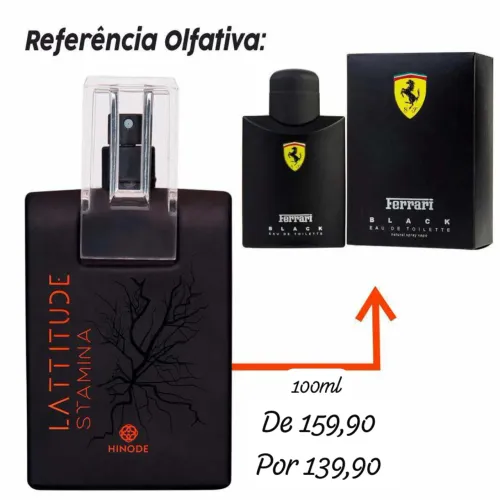 PERFUME LATTITUDE STAMINA HINODE PROMOÇÃO